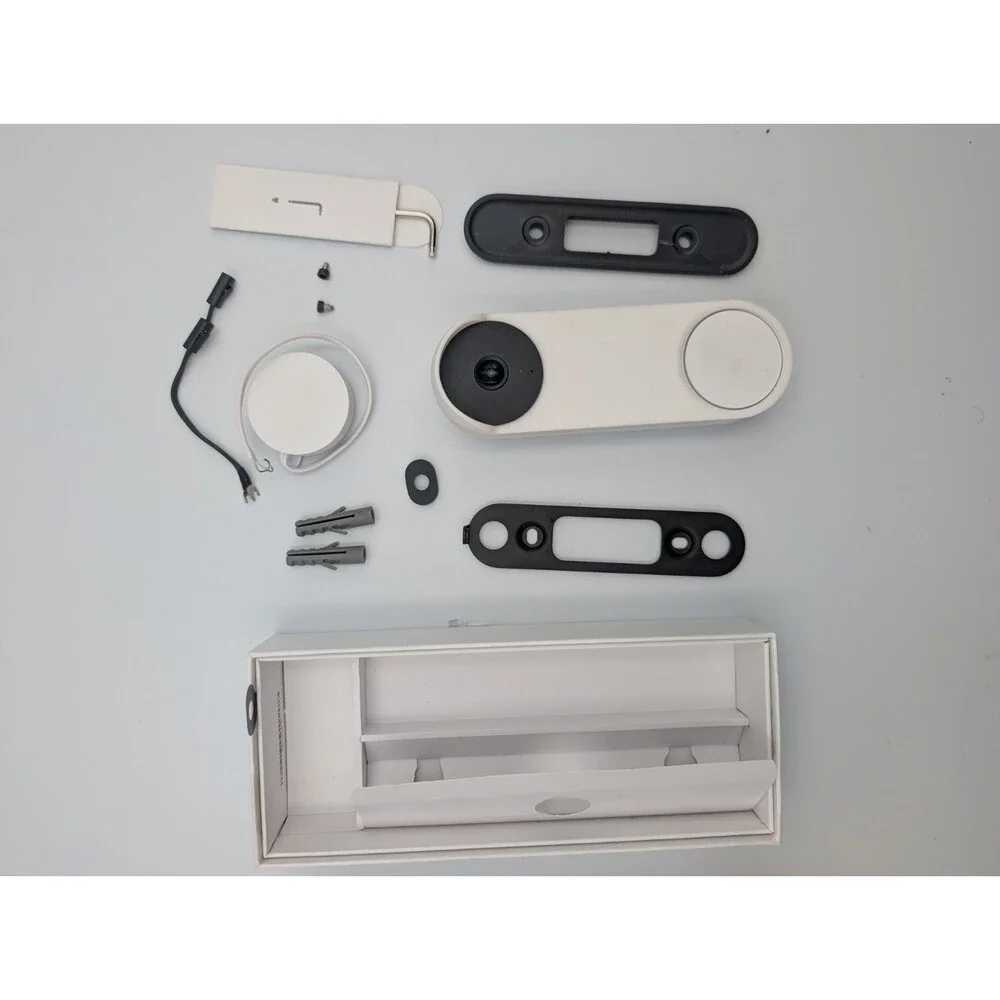 Google Nest Doorbell 2nd Generation Wired White/Snow